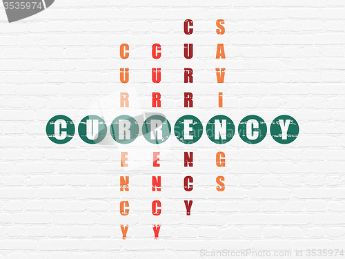 Image of Currency concept: Currency in Crossword Puzzle