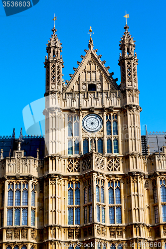 Image of in london old historical   window    structure  