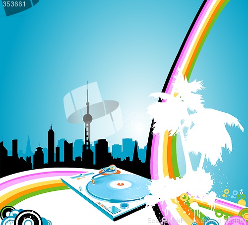 Image of urban rainbow
