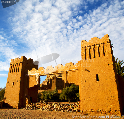 Image of africa in morocco the old contruction and the historical village