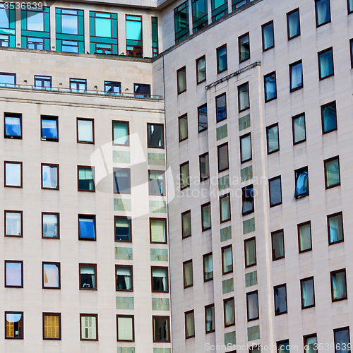 Image of windows in the city of london home and office   skyscraper  buil