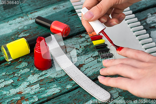 Image of varnish for nail polish