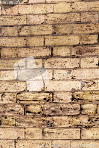 Image of in london abstract    ancien wall and ruined brick