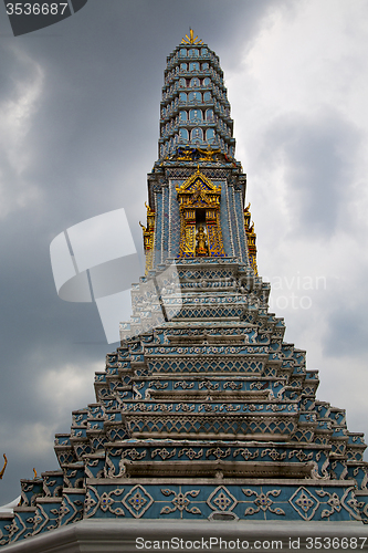 Image of  thailand  bangkok in     temple    and  colors religion  mosaic