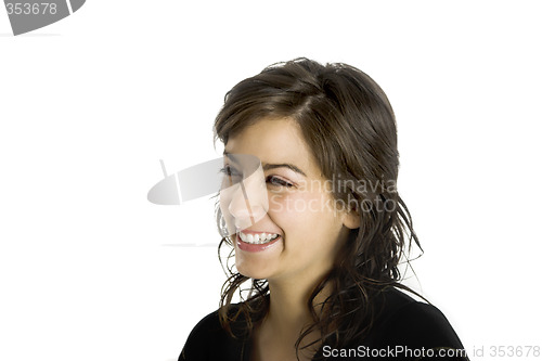 Image of Young woman smiling