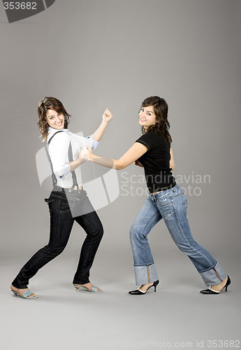 Image of Beautiful female twins