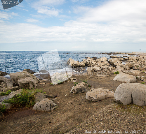Image of cloudly day on the Adriatic coast