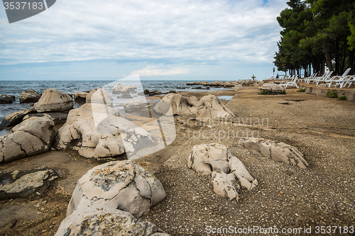 Image of cloud day on the Adriatic coast