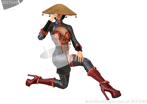 Image of Asian Battle Woman