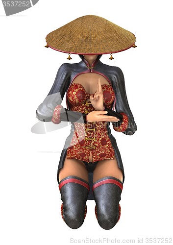 Image of Asian Battle Woman
