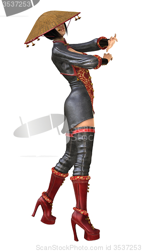 Image of Asian Battle Woman