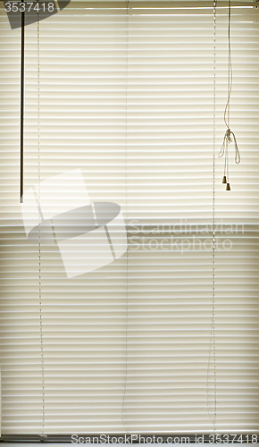 Image of closed window blinds