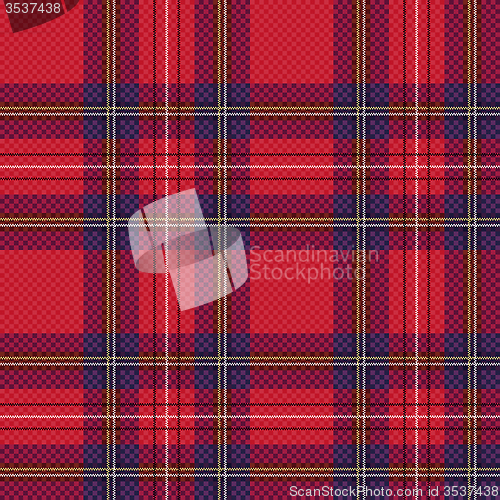 Image of Checkered tartan fabric seamless pattern