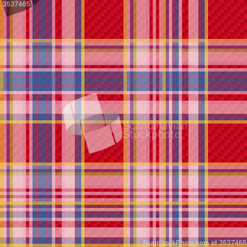 Image of Checkered fabric seamless pattern