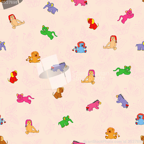 Image of Seamless Toys Pattern