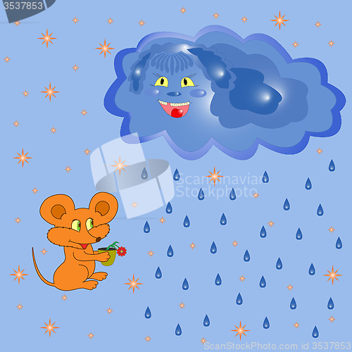 Image of Mouse And Rain Cloud