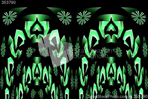 Image of Abstract 3d background