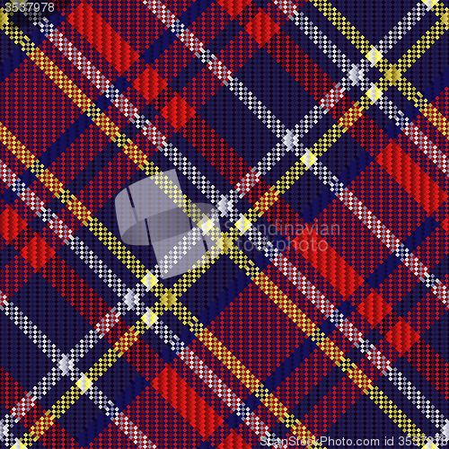 Image of Diagonal tartan fabric seamless texture