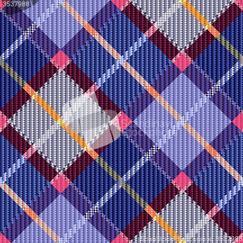 Image of Checkered seamless diagonal tartan texture