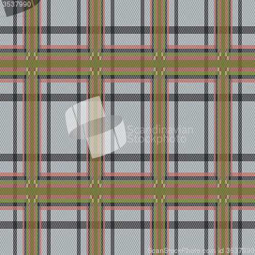 Image of Rectangular tartan brown and gray fabric seamless texture 