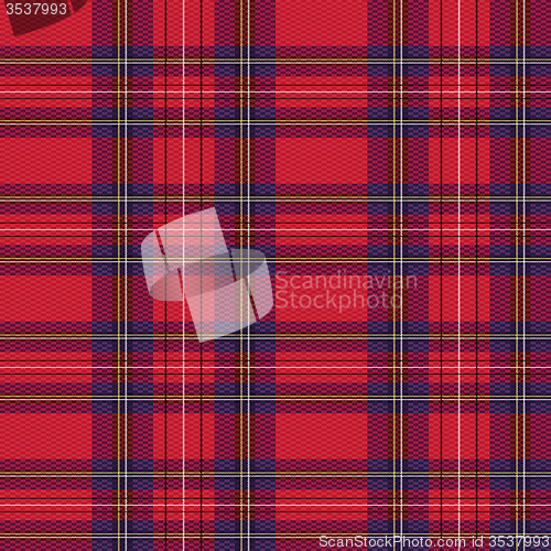 Image of Rectangular tartan red fabric seamless texture 