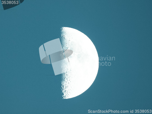 Image of First quarter moon