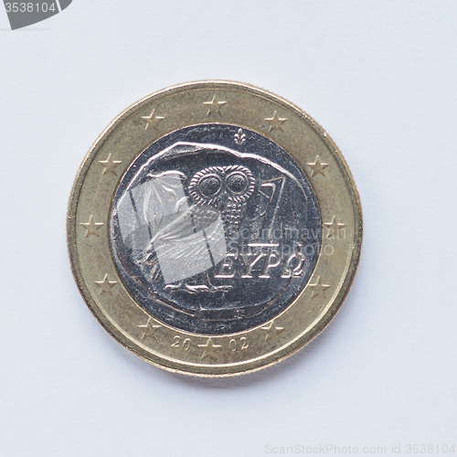 Image of Greek 1 Euro coin