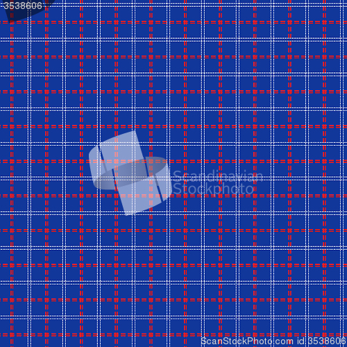 Image of Seamless mesh pattern over blue