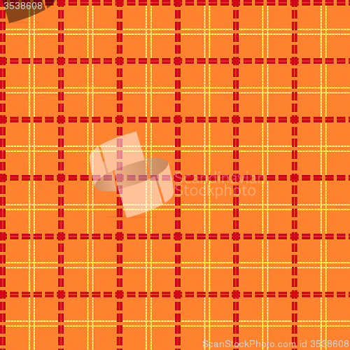 Image of Bright orange seamless mesh pattern