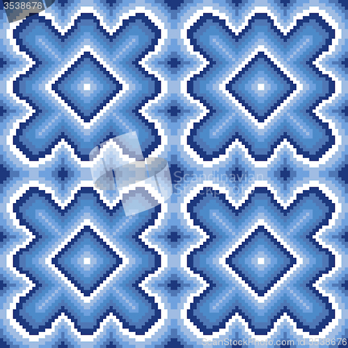 Image of Seamless pattern with winter motif