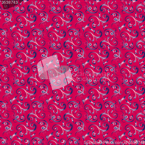 Image of Pattern in crimson color
