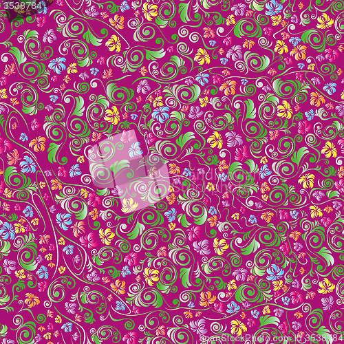 Image of Color floral seamless pattern