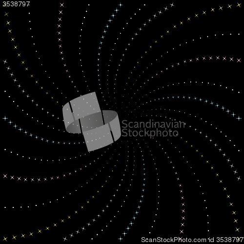 Image of Pattern with twisted star sequences