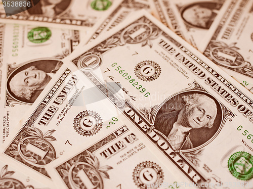 Image of Retro look Dollar notes 1 Dollar