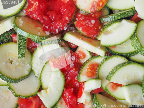 Image of Zucchini with tomato