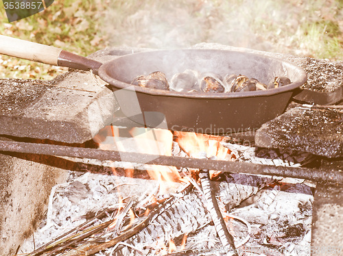 Image of Retro looking Barbecue