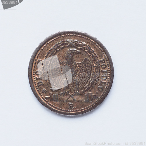 Image of Old Italian coin 3 baiocchi