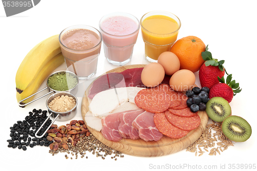 Image of Health and Body Building Food  
