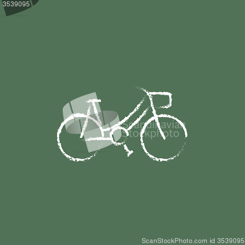 Image of Bicycle icon drawn in chalk.