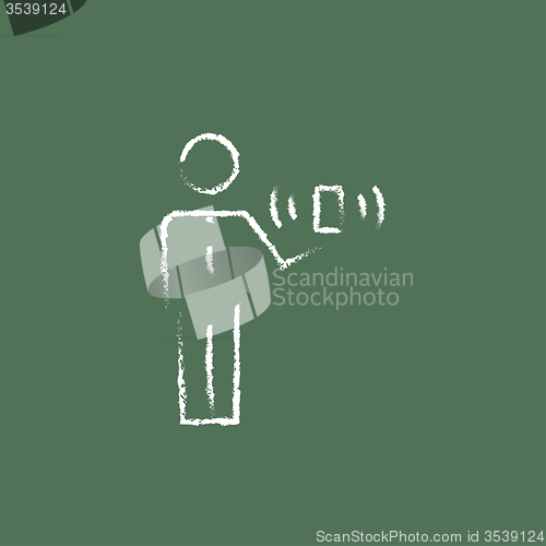 Image of Mobility icon drawn in chalk.