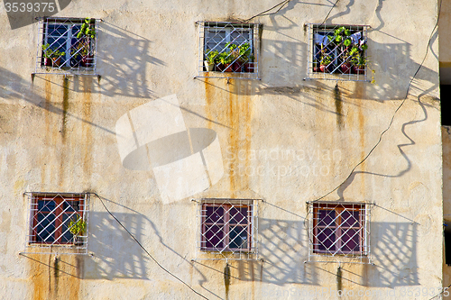 Image of  window in morocco africa and  