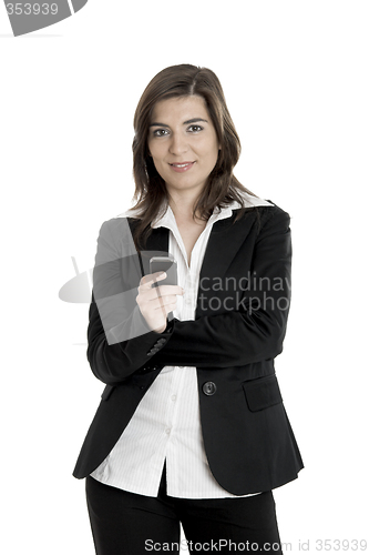 Image of Businesswoman making a phone call