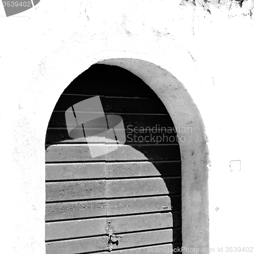 Image of old   door    in italy old ancian wood and traditional  texture 