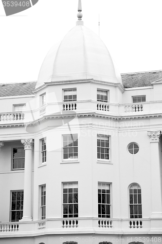 Image of old architecture in england london europe wall and history