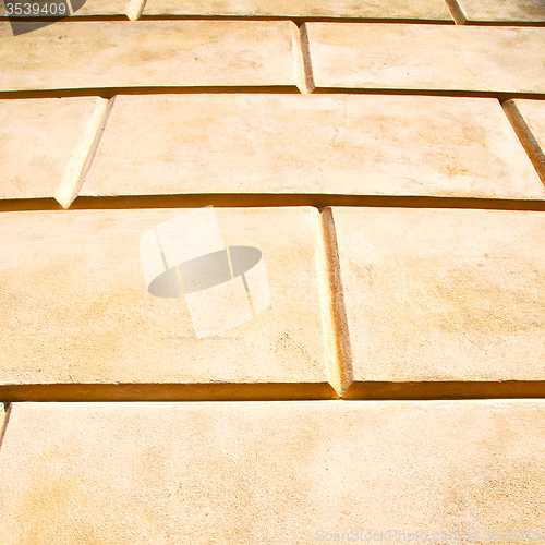 Image of abstract step   brick in  italy old wall and texture material th