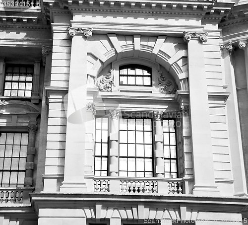 Image of old architecture in england london europe wall and history