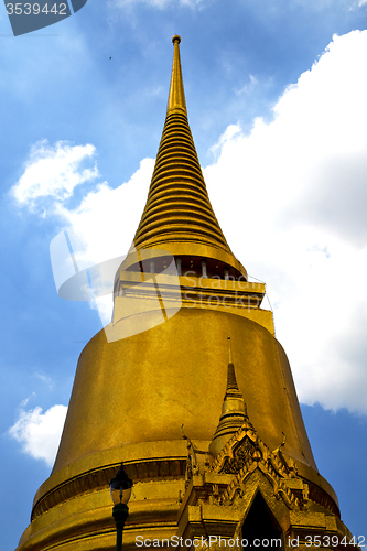 Image of  thailand  in  bangkok  rain   temple abstract cross colors stre