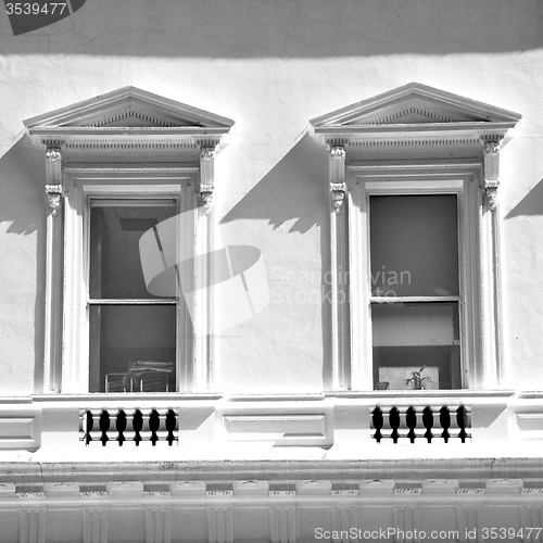 Image of old architecture in england london europe wall and history