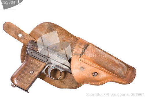 Image of World War Two Pistol In Holster