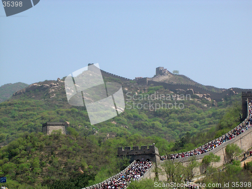 Image of crowded geat wall